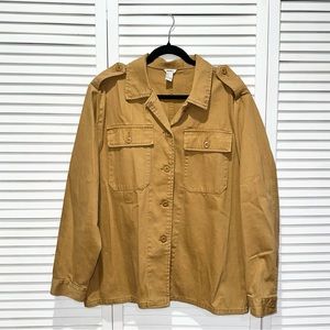 Forever 21 Tan Utility Jacket Size L